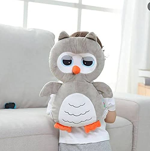 Baby Head Protection Pillow–Cute Owl Design Safety Cushion with Adjustable Strap