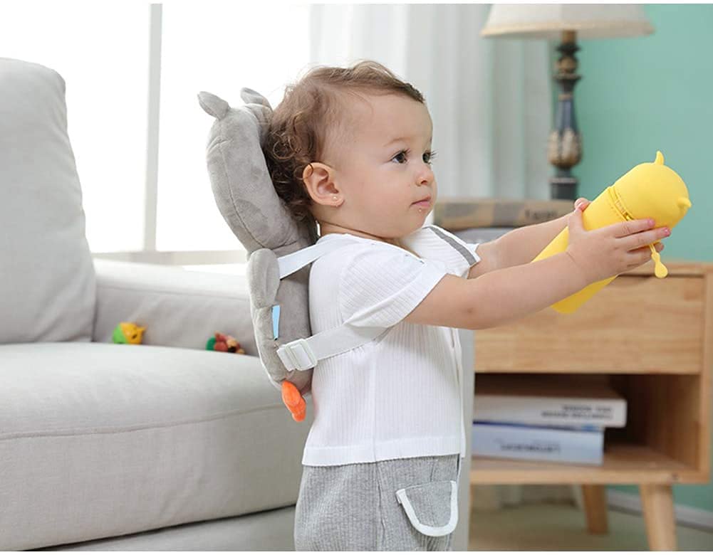 Baby Head Protection Pillow–Cute Owl Design Safety Cushion with Adjustable Strap