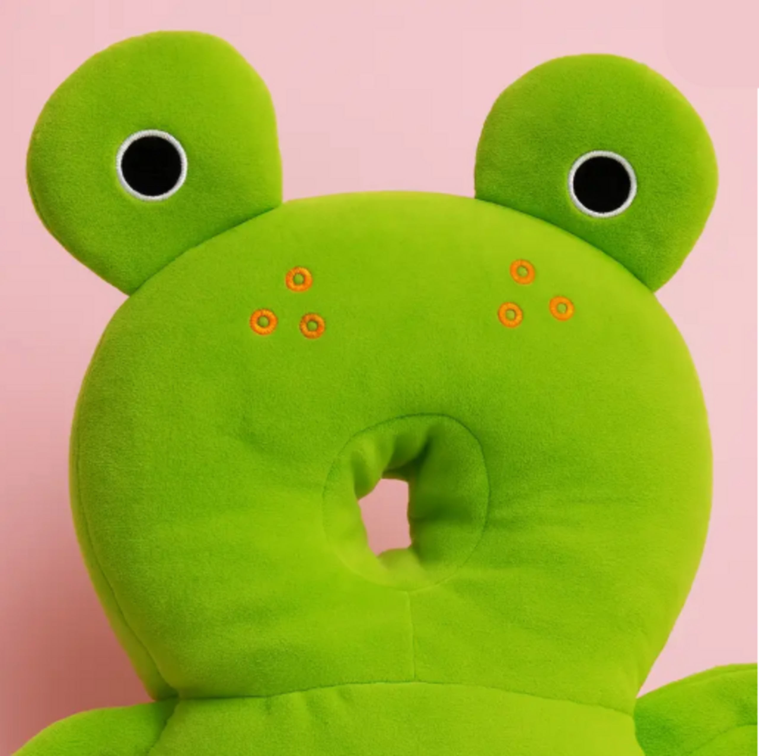 Cute Frog Design Soft Cushion with Back Support for Infants & Toddlers
